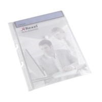 Rexel Active Popper Pocket Portrait Clear Pack of 5