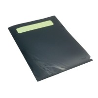 Rexel Ecodesk L Folder Black A4 Pack of 5