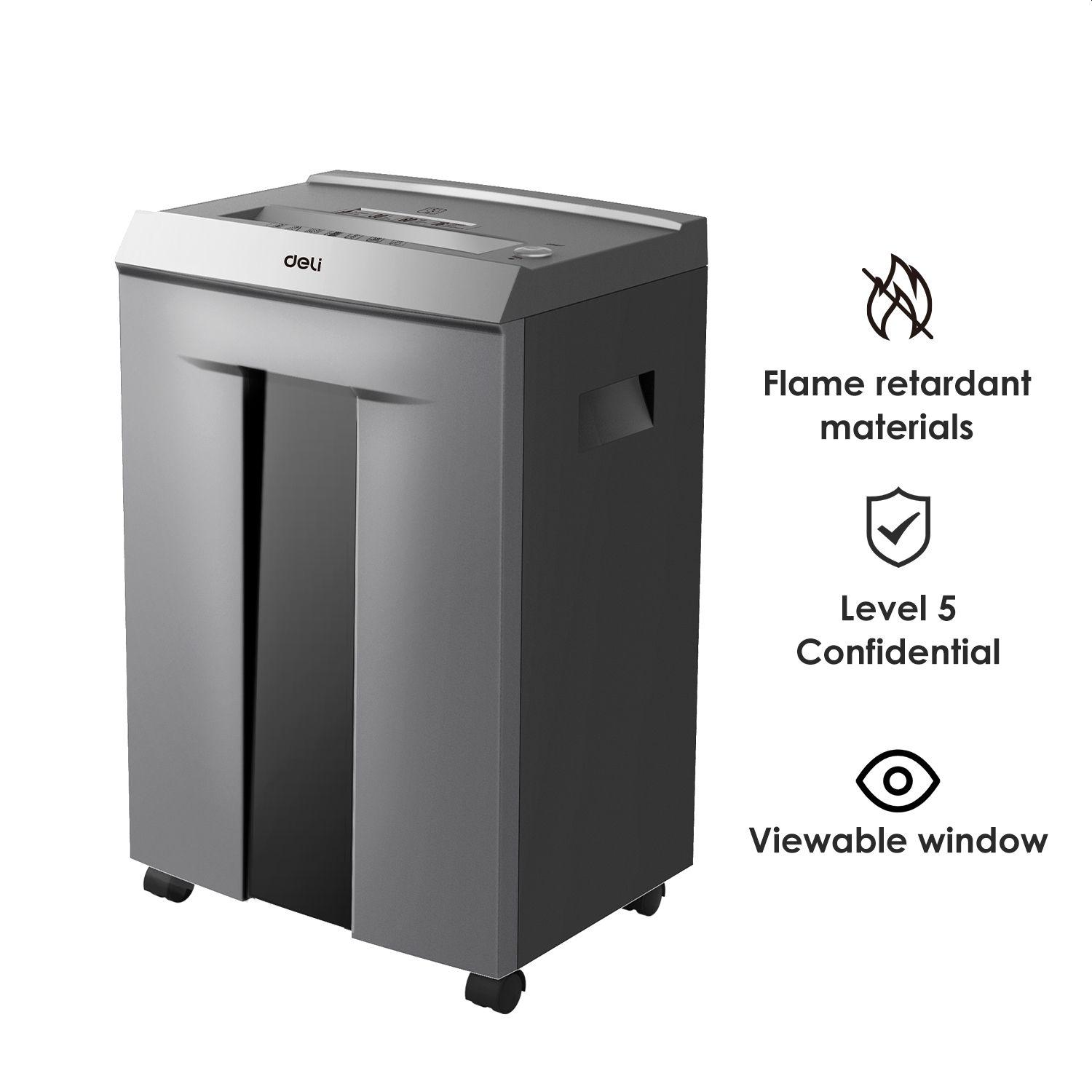 Deli Office Shredder Micro Cut P5 4x25mm 12 sheet
