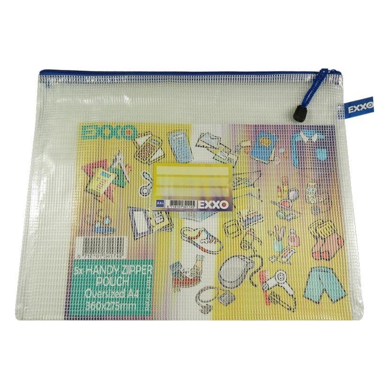 Exxo Mesh Bag A4++ 360x275mm  Pk5