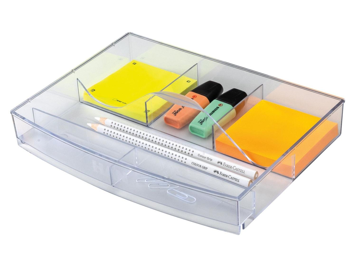 HAN Drawer insert with 6 compartments -crystal clear