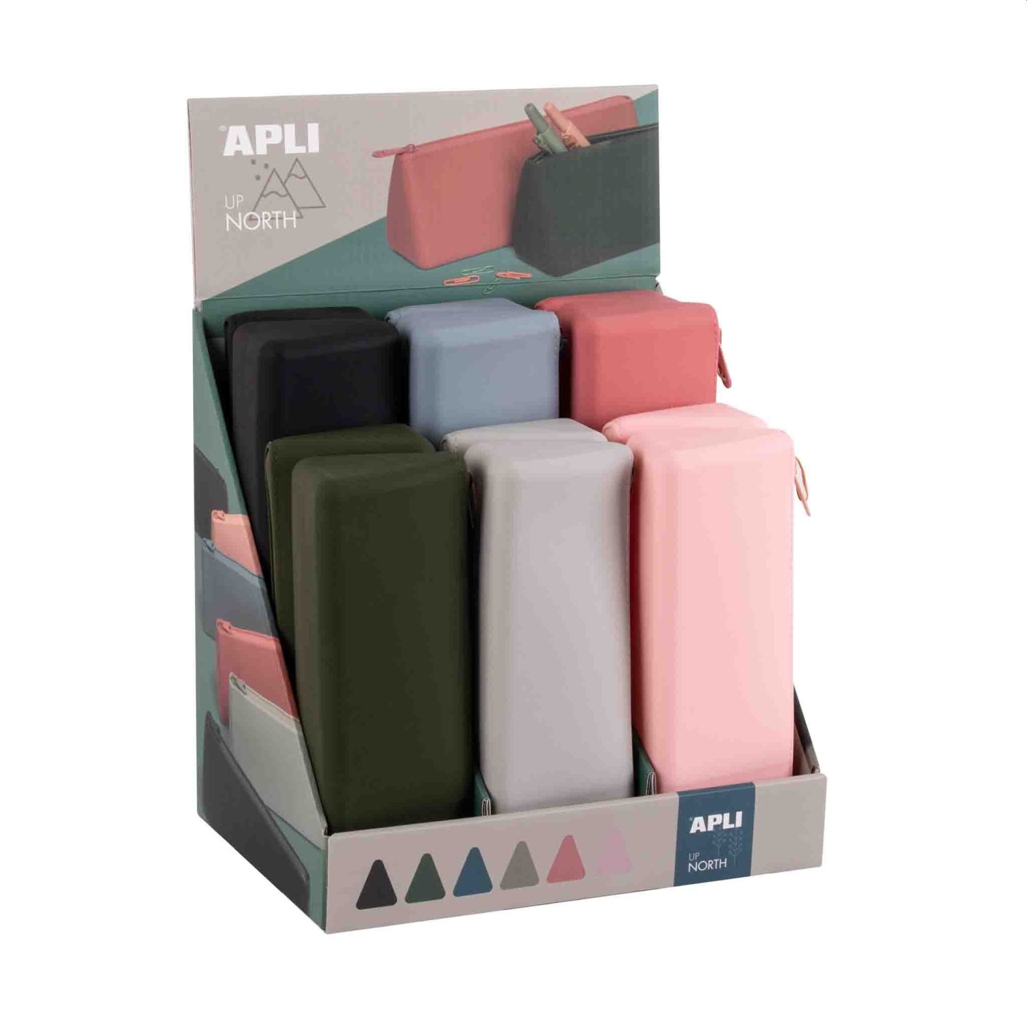Apli Pencil Case Display Triangular 12pcs