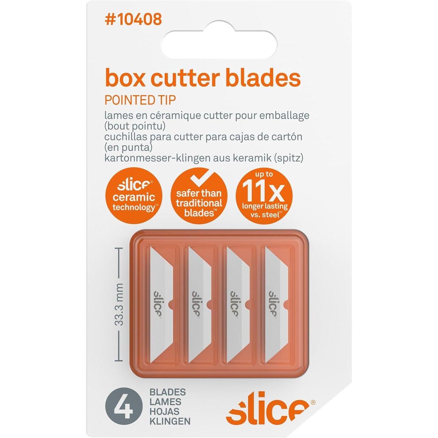 Slice Replacement Blades, Pointed Ceramic Pk4