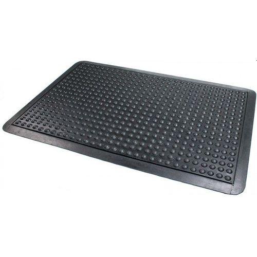 Doortex Anti-fatigue Bubble Mat Rubber 90x60cm Black