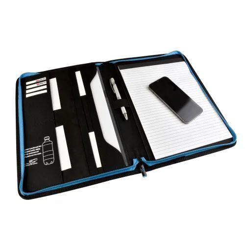 Blueline Zipped Conference Folder Black