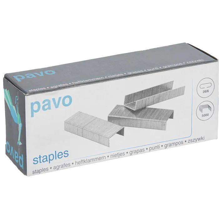 Pavo Standard Staples 26/6 Bx5000