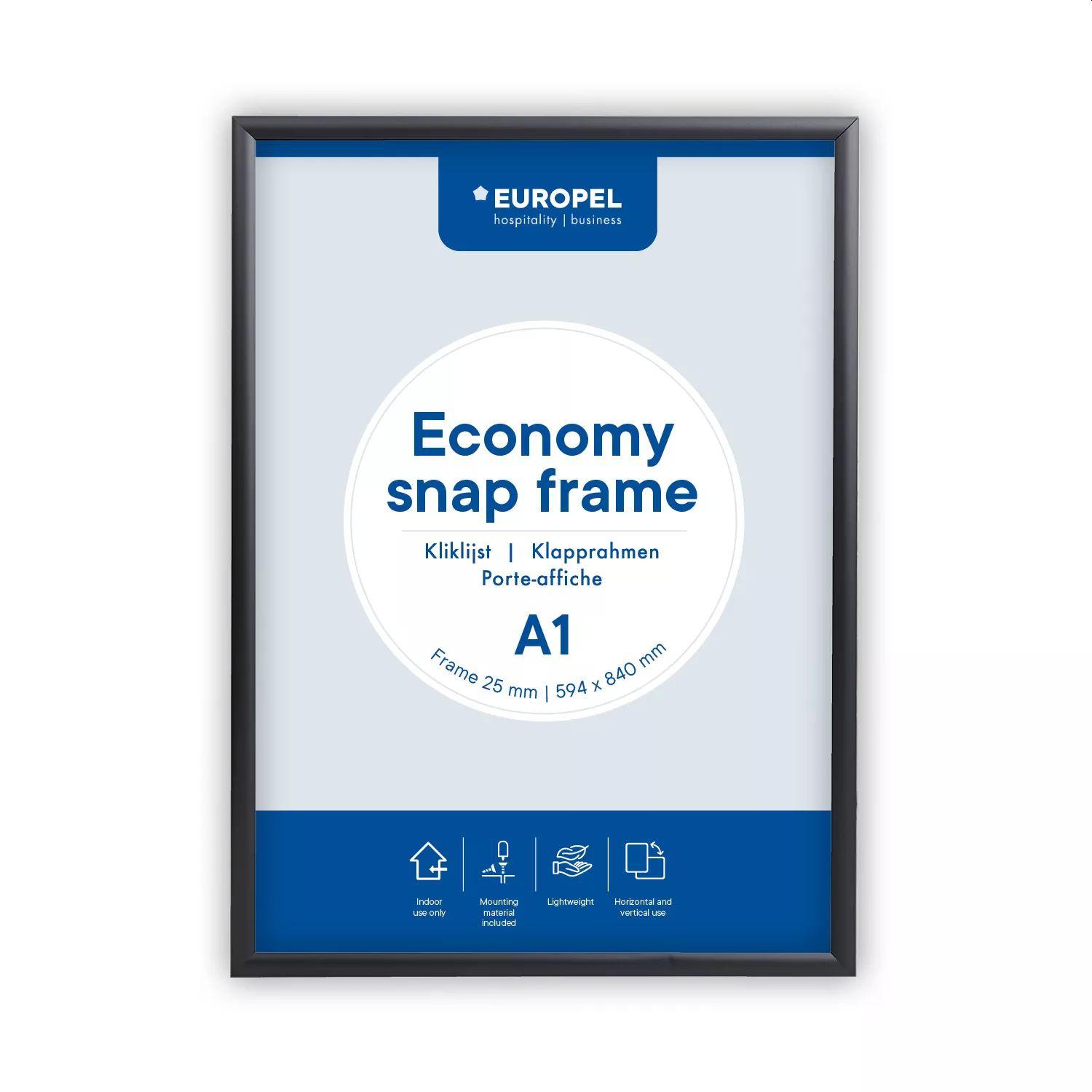 Snap Frame 25mm Au A1 Black