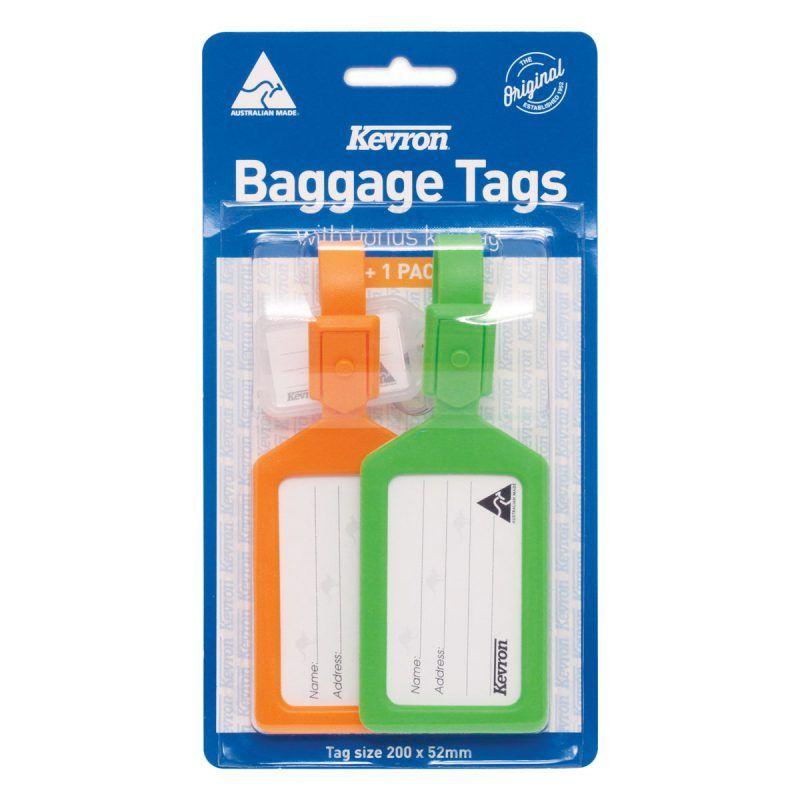Kevron Baggage Tags card 2s