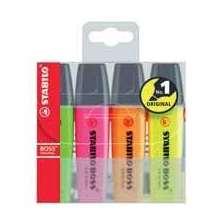 Boss Original Highlighter Assorted  Pk4