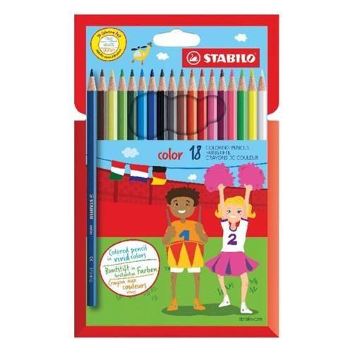 Stabilo Colour Pencils 18 Ast Cols