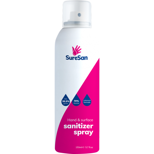 SURESAN 150ml SANITIZER HAND & SURFACE SPRAY