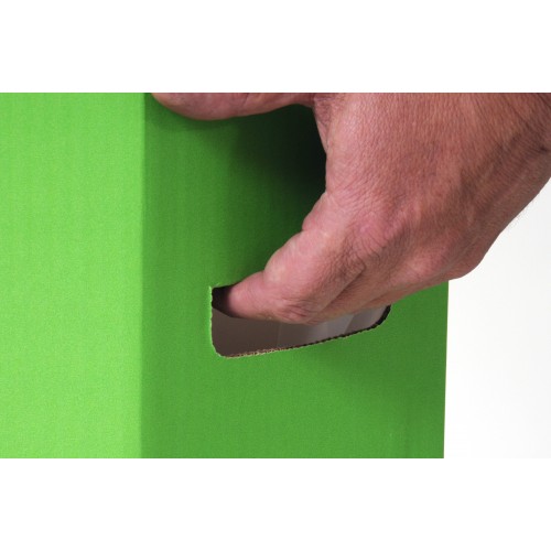 Acorn Green Bin Cardboard for Recycling 60 Litre PK5 402565 NW33005 Buy online at Office 5Star or contact us Tel 01594 810081 for assistance