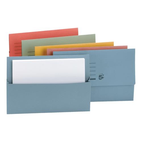 DocWallets F/Scap AsstdColour Halflap Bx50 by Unbranded, OSG1125