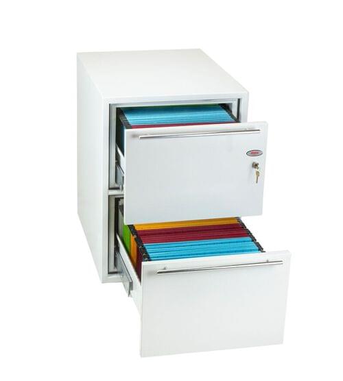Phoenix Archivo Fire File FS2232K 2 Drawer Filing Cabinet with Key Lock