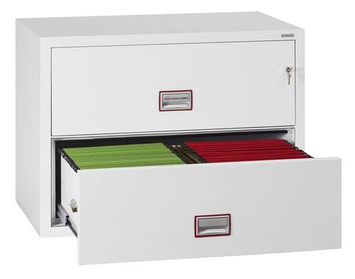 Phoenix World Class Lateral Fire File FS2412K 2 Drawer Filing Cabinet with Key Lock