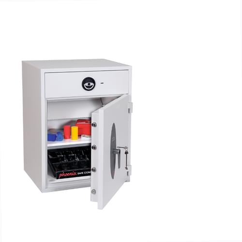 Phoenix Diamond Deposit HS1092KD Size 3 High Security Euro Grade 1 Deposit Safe with Key Lock by Phoenix, PSHS1092KD