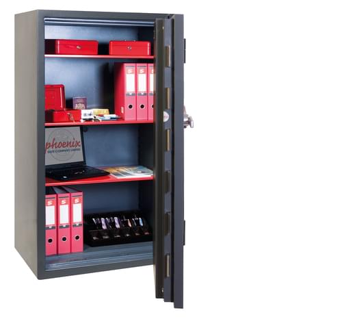 Phoenix Mercury HS2055E Size 5 High Security Euro Grade 2 Safe with Electronic Lock by Phoenix, PSHS2055E