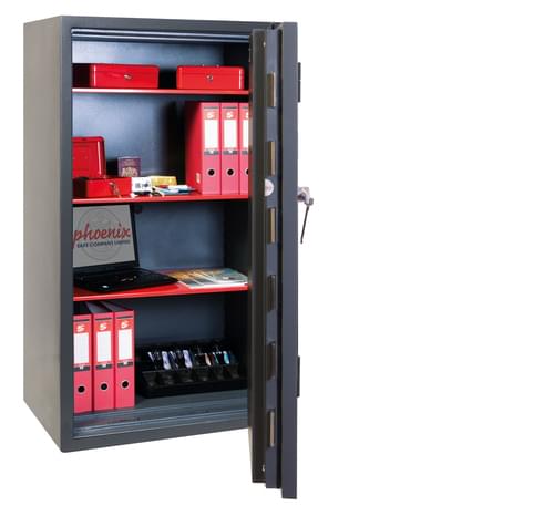 Phoenix Mercury HS2055K Size 5 High Security Euro Grade 2 Safe with Key Lock by Phoenix, PSHS2055K