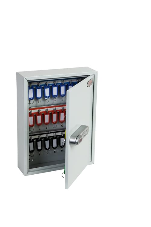 Phoenix Commercial Key Cabinet KC0601E 42 Hook with Electronic Lock.