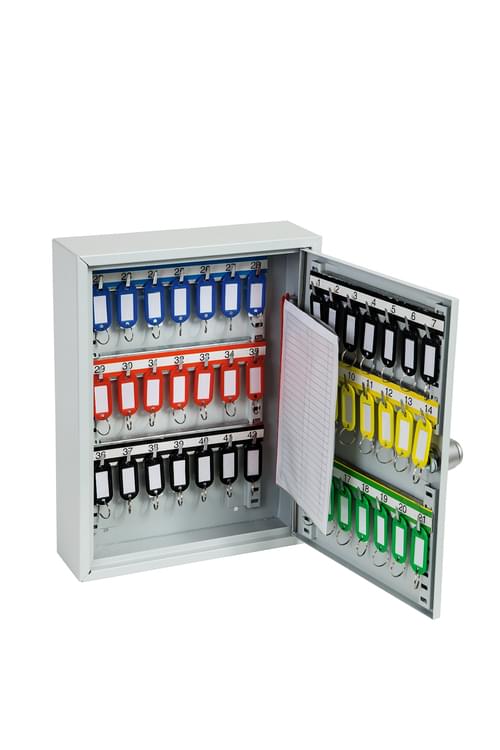 Phoenix Commercial Key Cabinet KC0601S 42 Hook with Electronic Lock & Push Shut Latch. by Phoenix, PSKC0601S