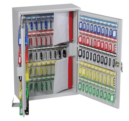 Phoenix Commercial Key Cabinet KC0604K 200 Hook with Key Lock. by Phoenix, PSKC0604K