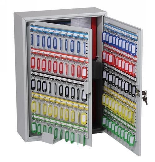 Phoenix Commercial Key Cabinet KC0605K 300 Hook with Key Lock. by Phoenix, PSKC0605K