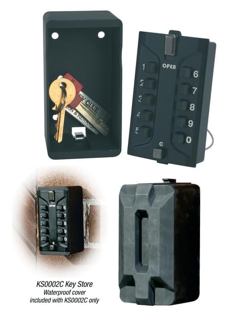 Phoenix Key Store KS0002C Key Safe with Combination Lock & Weathproof Cover