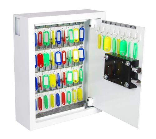 Phoenix Cygnus Key Deposit Safe KS0032K 48 Hook with Key Lock by Phoenix, PSKS0032K