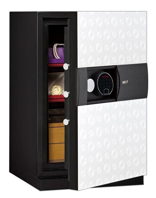 Phoenix Next LS7002FW Luxury Safe Size 2 (White) with Fingerprint Lock