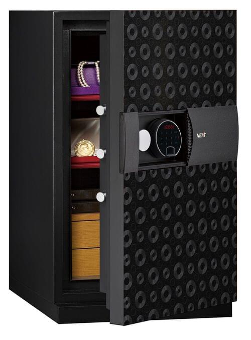 Phoenix Next LS7003FB Luxury Safe Size 3 (Black) with Fingerprint Lock