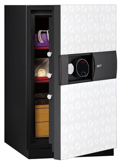 Phoenix Next LS7003FW Luxury Safe Size 3 (White) with Fingerprint Lock
