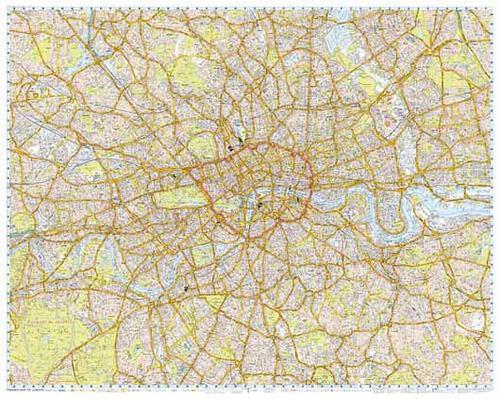 A-Z Premier Street Map Laminated Prem by Office Star Group, MAP016