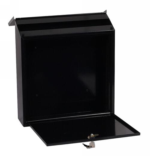 Phoenix Casa Top Loading Mail Box MB0111KB in Black with Key Lock by Phoenix, PSMB0111KB