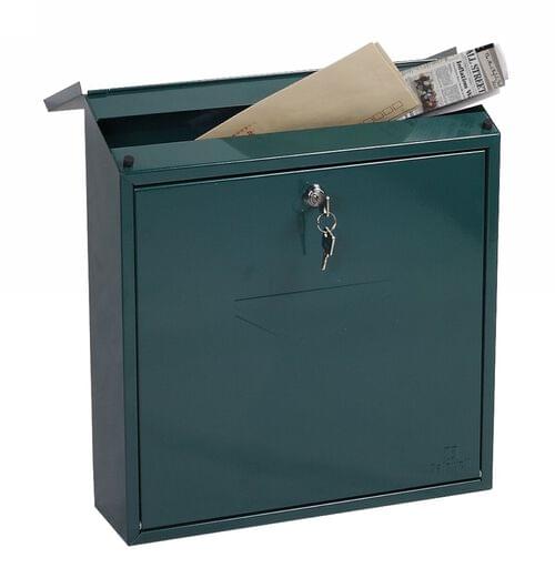 Phoenix Casa Top Loading Mail Box MB0111KG in Green with Key Lock by Phoenix, PSMB0111KG