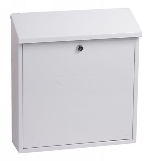 Phoenix Casa Top Loading Mail Box MB0111KW in White with Key Lock by Phoenix, PSMB0111KW