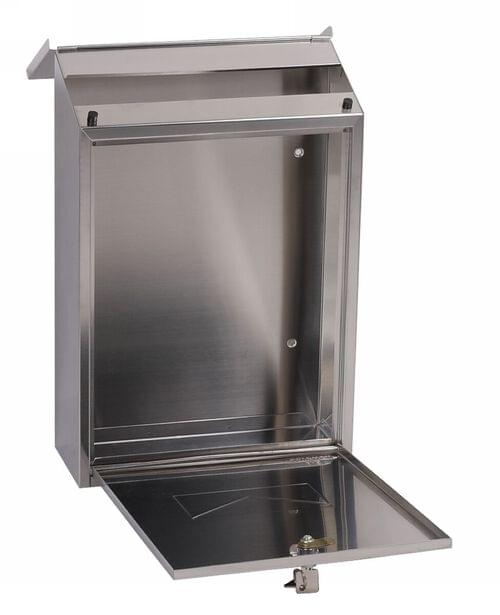Phoenix Villa Front Loading Mail Box MB0114KS in Stainless Steel with Key Lock by Phoenix, PSMB0114KS