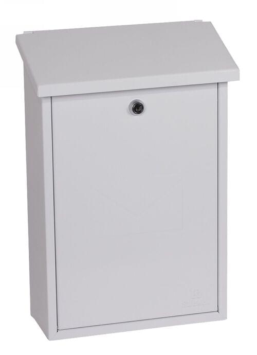 Phoenix Villa Top Loading Mail Box MB0114KW in White with Key Lock by Phoenix, PSMB0114KW