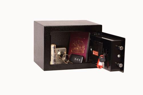 Phoenix Compact Home Office SS0721E Black Security Safe with Electronic Lock