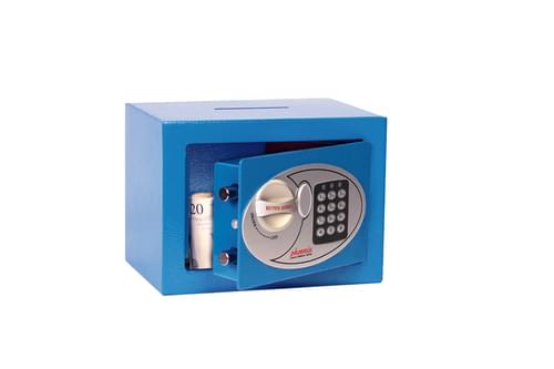 Phoenix Compact Home Office SS0721EBD Blue Security Safe with Electronic Lock & Deposit Slot by Phoenix, PSSS0721EBD