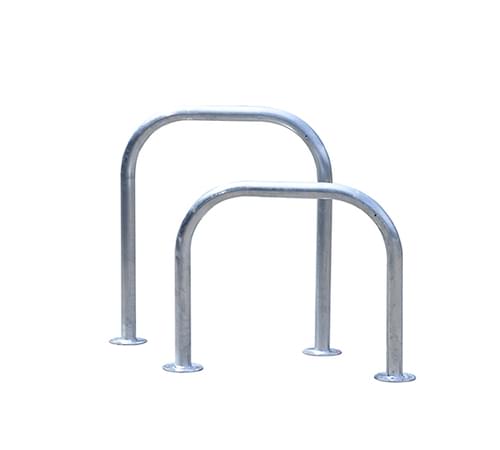 Galvanised Steel Floor-Mounting Bicycle parking loop