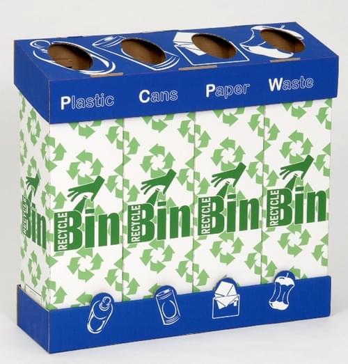 Office-5-Star Deskside Recycling Bin 50 Liners