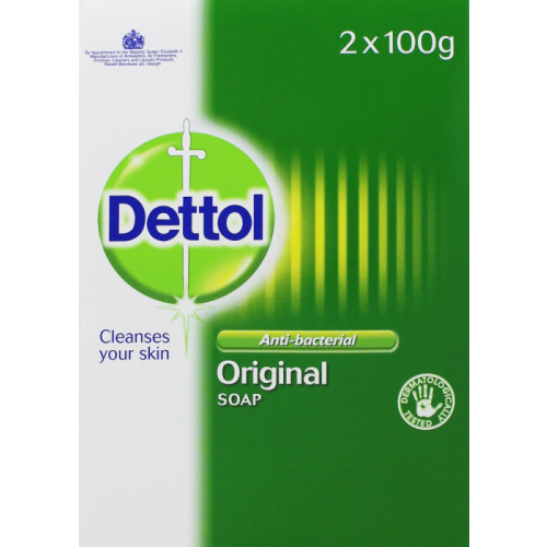 Dettol Antibacterial Hand Wash Soap Bars 2 x 100g (Twinpack) by , SOAP250
