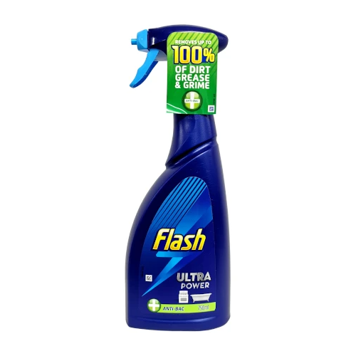 Flash Ultra Power Antibacterial Surface Spray 750ml UK Bulk Buy or Singles