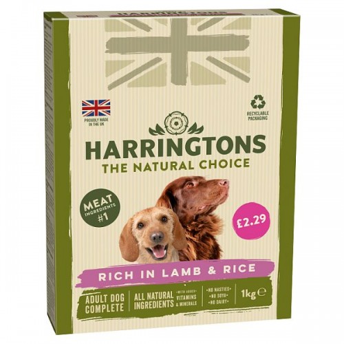 FOOD BANK DONATION ITEM - This will be delivered to the Forest Foodbank - Harringtons Lamb & Rice Adult Dry Dog Food x 1kg