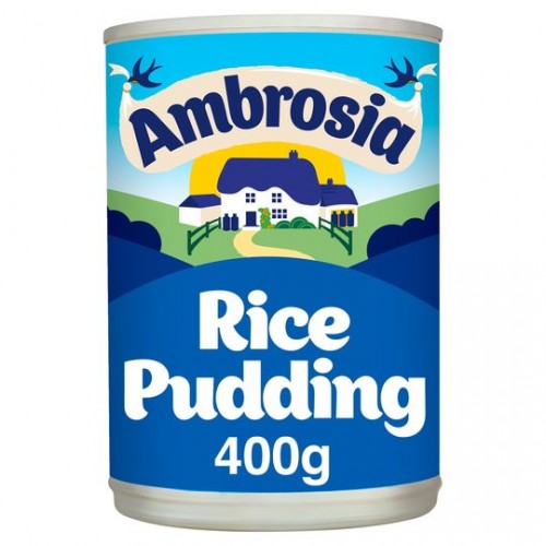 FOOD BANK DONATION ITEM - This will be delivered to the Forest Foodbank - Ambrosia Rice Pudding 400g Tin x 1 by Unilever, FOODBANK001