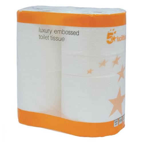 FOOD BANK DONATION ITEM - This will be delivered to the Forest Foodbank - Toilet Rolls 2-ply White x 4 Rolls