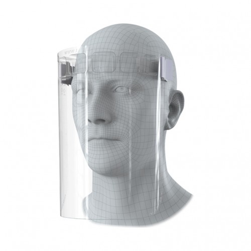 Clear Reusable Full Face Visor Medical Splash Sheild Adjustable Guard Mask MHRA Approved Bulk or Singles