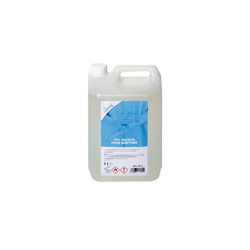 Hand Sanitizer Gel Antibacterial Large Bulk 5L Bottle-UK British Quality-BS EN 1276 1500-Kills 99.99% Bacteria-Food Safe
