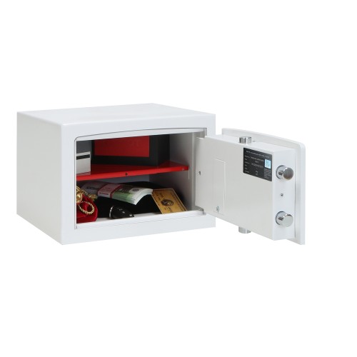 Small Security Cash Safe A4 Size with electronic lock open