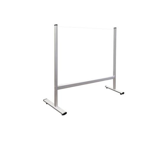 Social Distancing Screen 60 x 65 Free-Standing Clear Acrylic for Reception Desks-Office-Shops-Restaurants